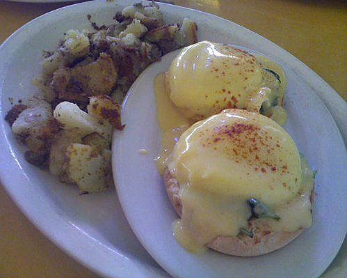 Eggs Benedict at Honey Honey